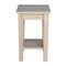 International Concepts Rectangle Shaker Plant Stand, 15 W, 15 L, 24 in H, Wood, Unfinished 3073 - alternate 6